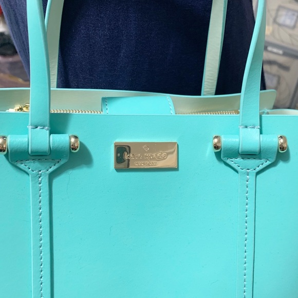 Kate Spade Purse Tiffany Color Bag Womens Blue Bag - Picture 7 of 12